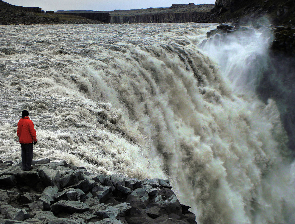 Мощь воды: исландский водопад Деттифосс водопада, водопад, находится, секунду, Европе, Деттифосс, доходит, расход, около, метров, «бурлящий, Исландии, кубометров, водопад», Съемка, мощный, длинной, выдержке, самым, Средний