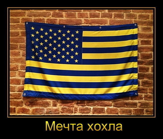 Флаг сша на украине