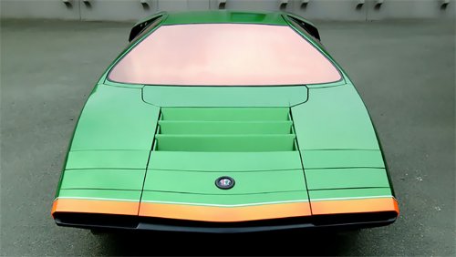Концепт из будущего прошлого: Alfa Romeo Carabo 1968 года авто и мото,автомобиль,автоновости,тюнинг