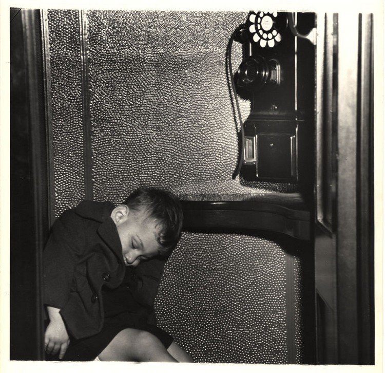  Телефонная будка, Нью-Йорк, 1940. виджи, история, фотография