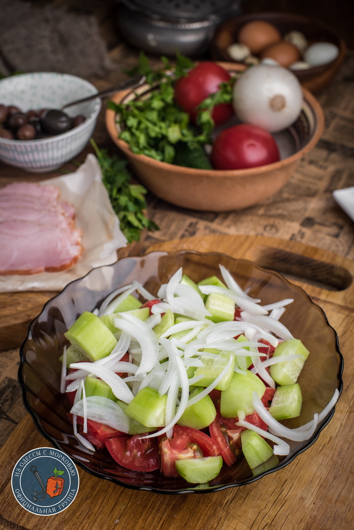 Два брата-салата для вашего лета. Шопский и Пастуший кулинария,рецепты,салаты