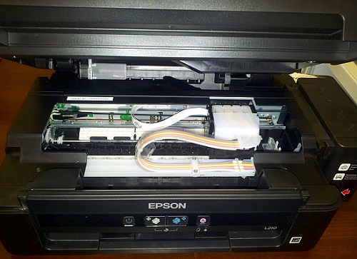 Как поменять краску в принтере epson tx117