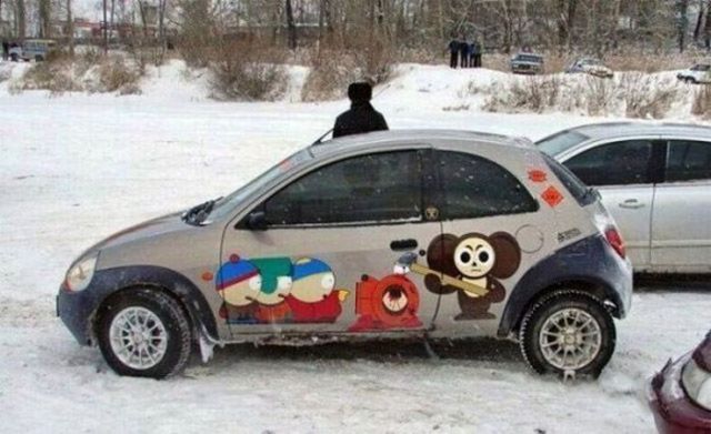 Приколисты приехали Приколисты приехали авто,автомобили,отдых,фотоподборка,юмор