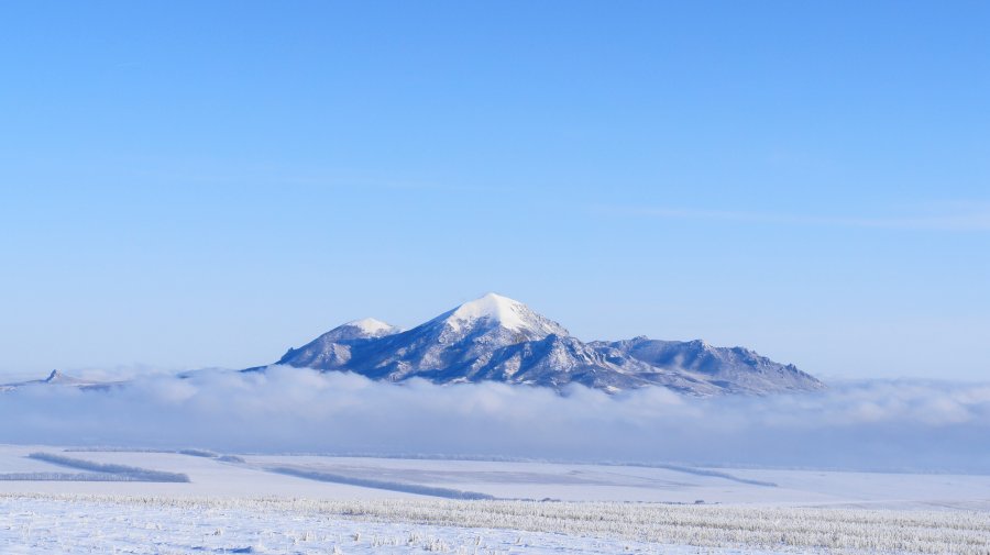 Гора Бештау Железноводск зимой