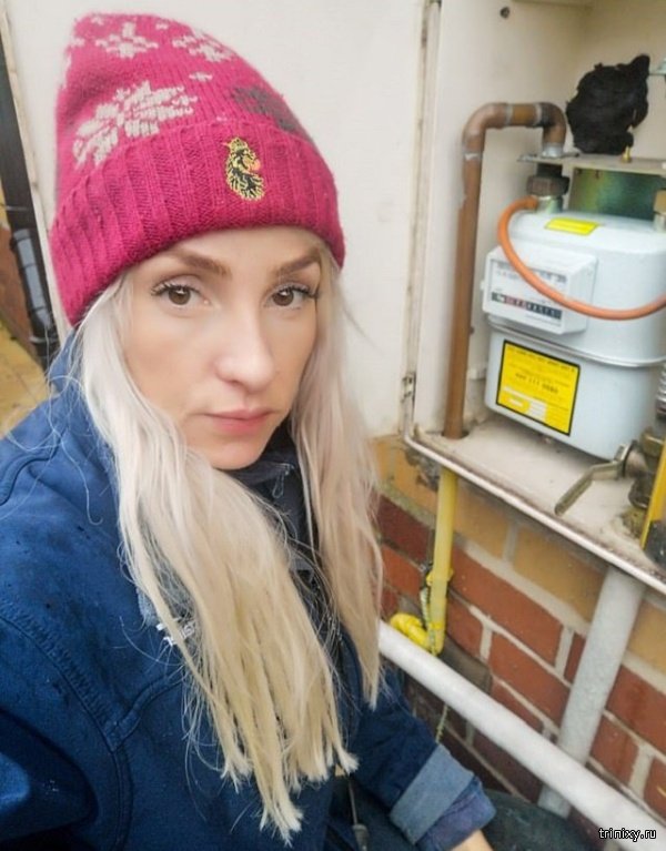 Красавица-сантехник из Великобритании Красавица-сантехник из Великобритании