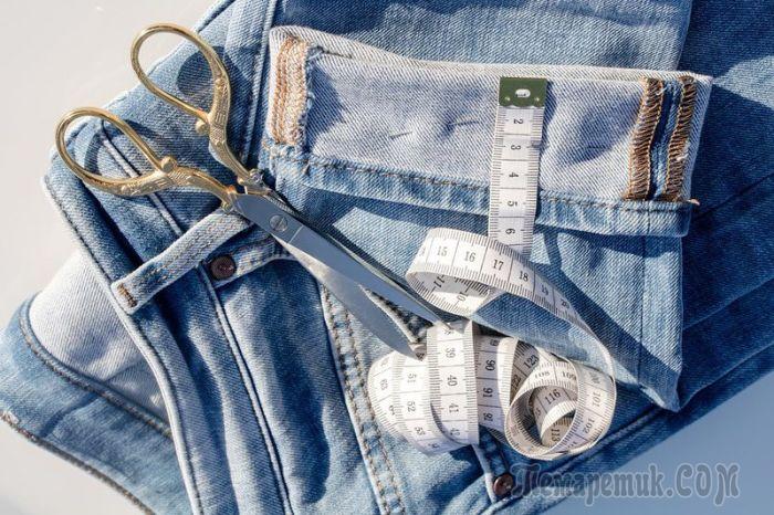 12 способов переделать старые джинсы в полезные мелочи для дома