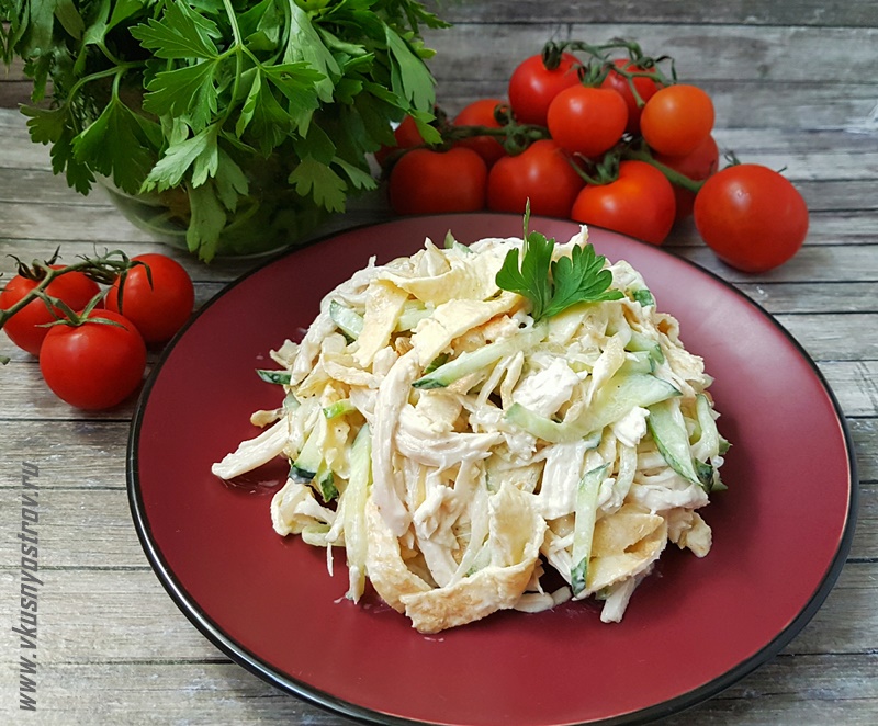 Салат с курицей Салат с курицей кулинария,салаты