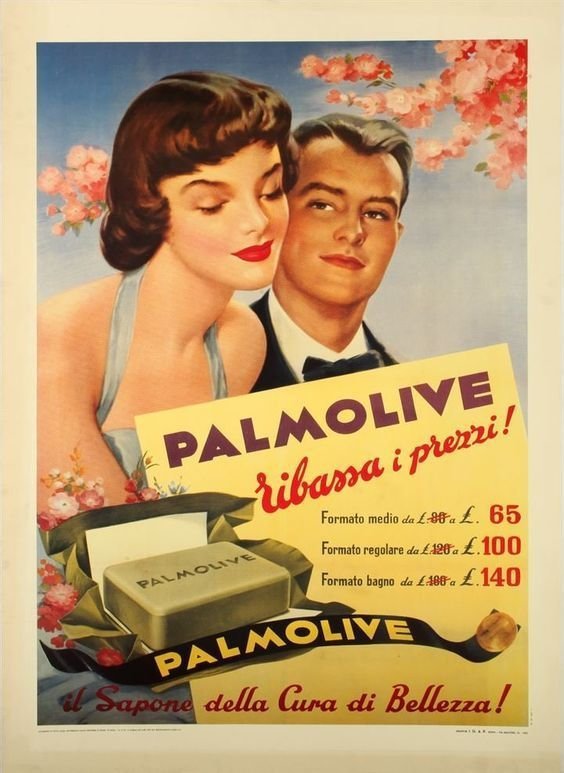 2. Мыло «Palmolive» забавно, креатив, ностальгия, прошлое, реклама, юмор