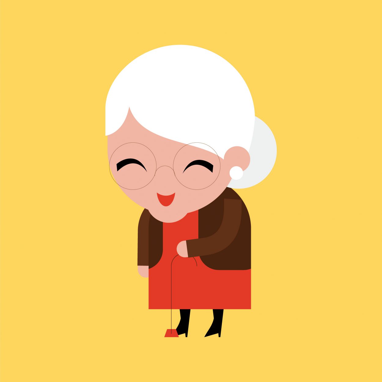 Очень смешной анекдот про бабушку и забывчивого водителя