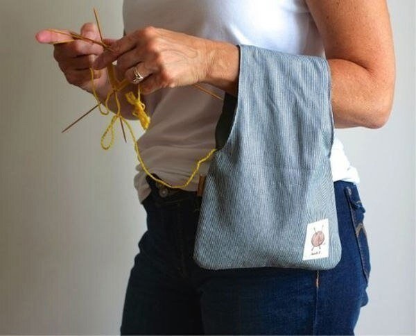 Дорожная сумочка для вязания хочется, вязать, всегда, везде, несколько, сумочек, вязания
