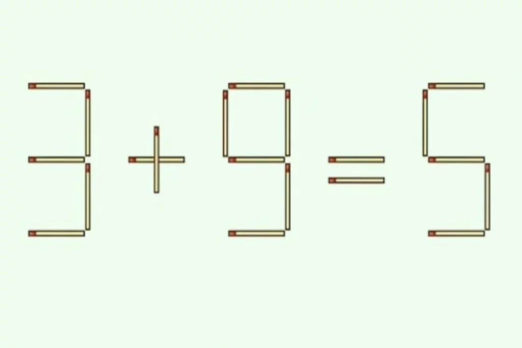 Головоломка со спичками: проверьте свою смекалку за 13 секунд