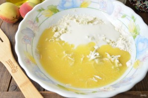 Кекс с цукини и персиками Кекс с цукини и персиками выпечка,кулинария