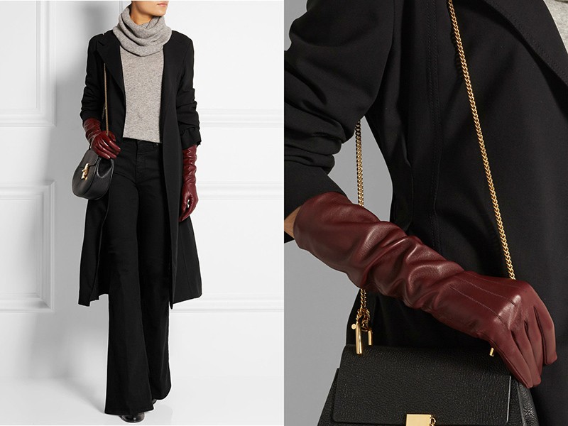 Лайковые перчатки: модели, фасоны, расцветки аксессуары