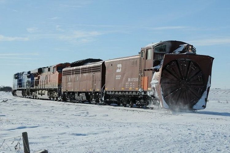 Снегоуборочный Поезд Фото