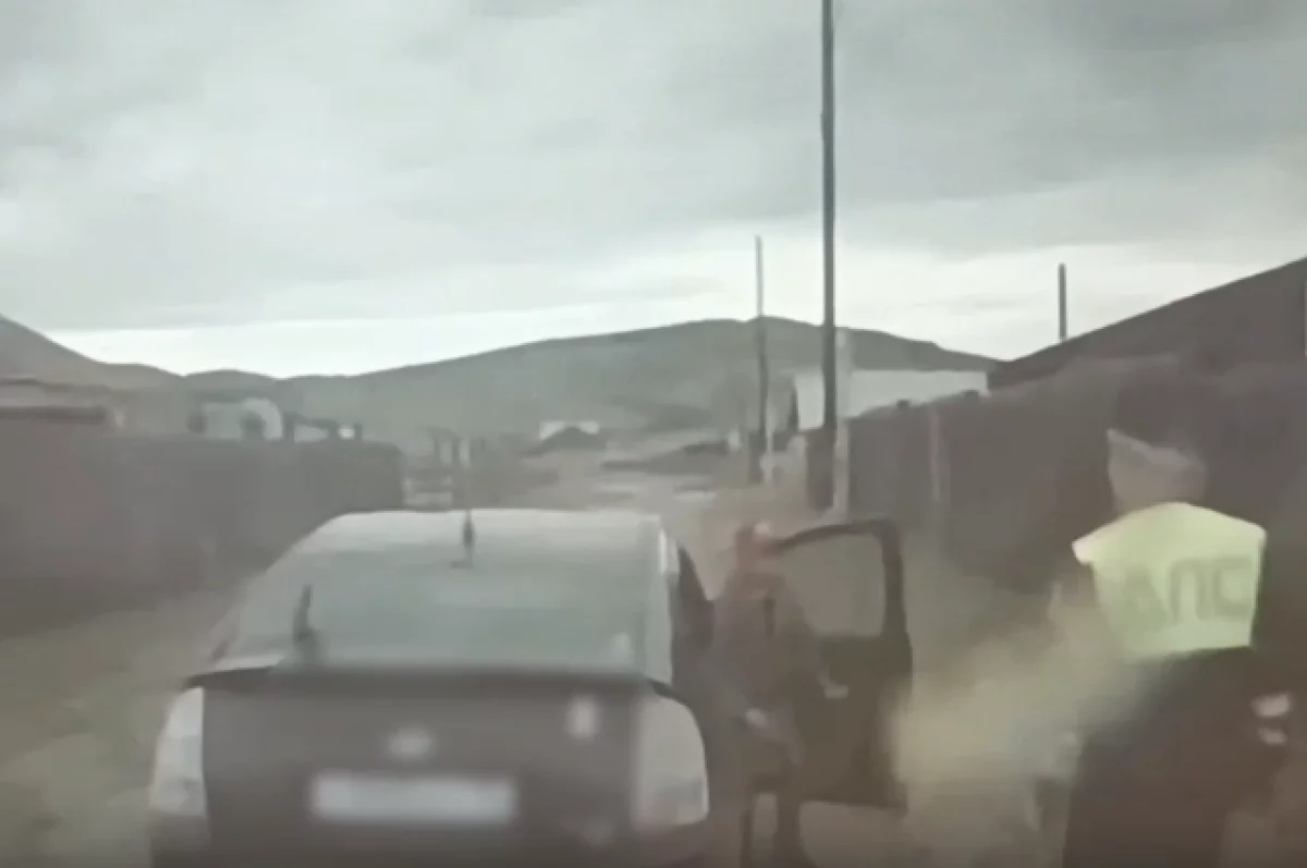 В Бурятии остановили машину с 12-летним мальчиком за рулем, ехавшим в баню