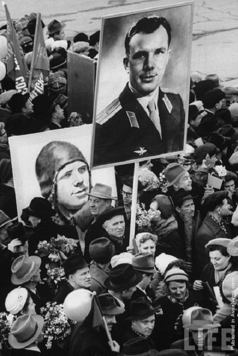 20 фотографий из жизни Юрия Гагарина - первого космонавта планеты Земля гагарин