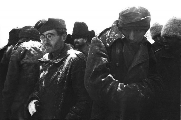 Пленные румыны во время Великой Отечественной войны.