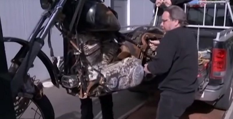 Harley-Davidson, который самостоятельно пересёк Тихий океан мото