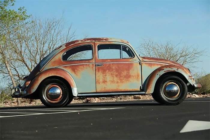 Модная ржавчина: Volkswagen Beetle Rat Look Beetle,Volkswagen,автомода,ржавчина,тюнинг