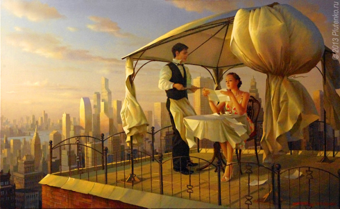 Восточная сказка и современность: Картины в стиле магический реализм живопись