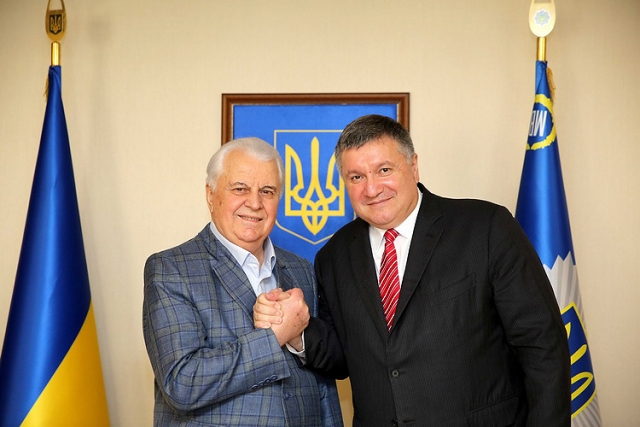 Леонид Кравчук и Арсен Аваков. 2018 