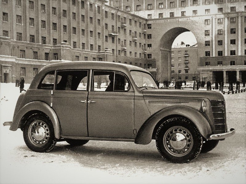 С чего начинался выпуск «Москвича» «Москвич-400», ЗМА, авто, интересное