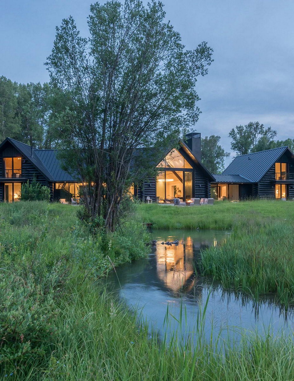 Усадьба для рыбака в США интерьер и дизайн,резиденция,усадьба