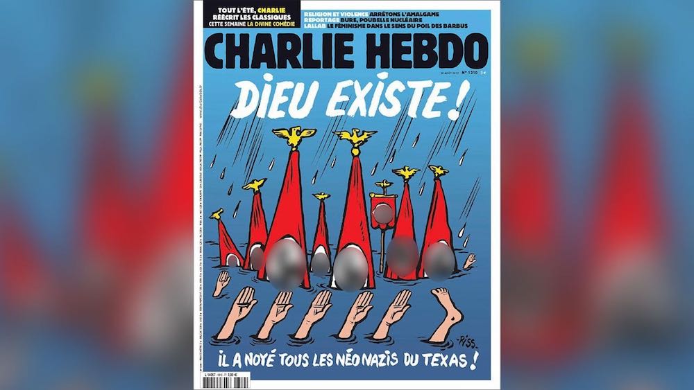«Шарли эбдо» поглумился над жертвами наводнения в Техасе