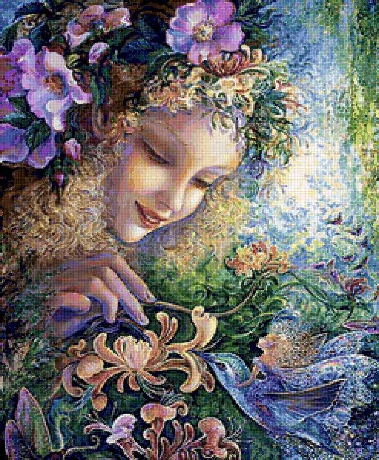 Схема вышивки "фея" - Вышивка крестом