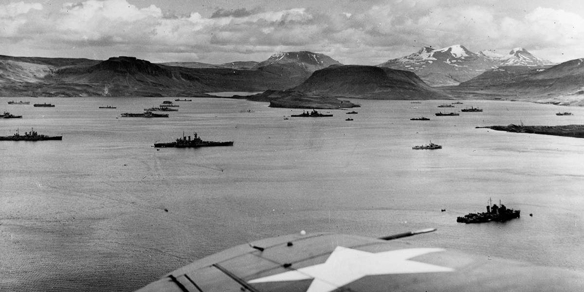 Конвой PQ-17 у берегов Исландии, 1942 год