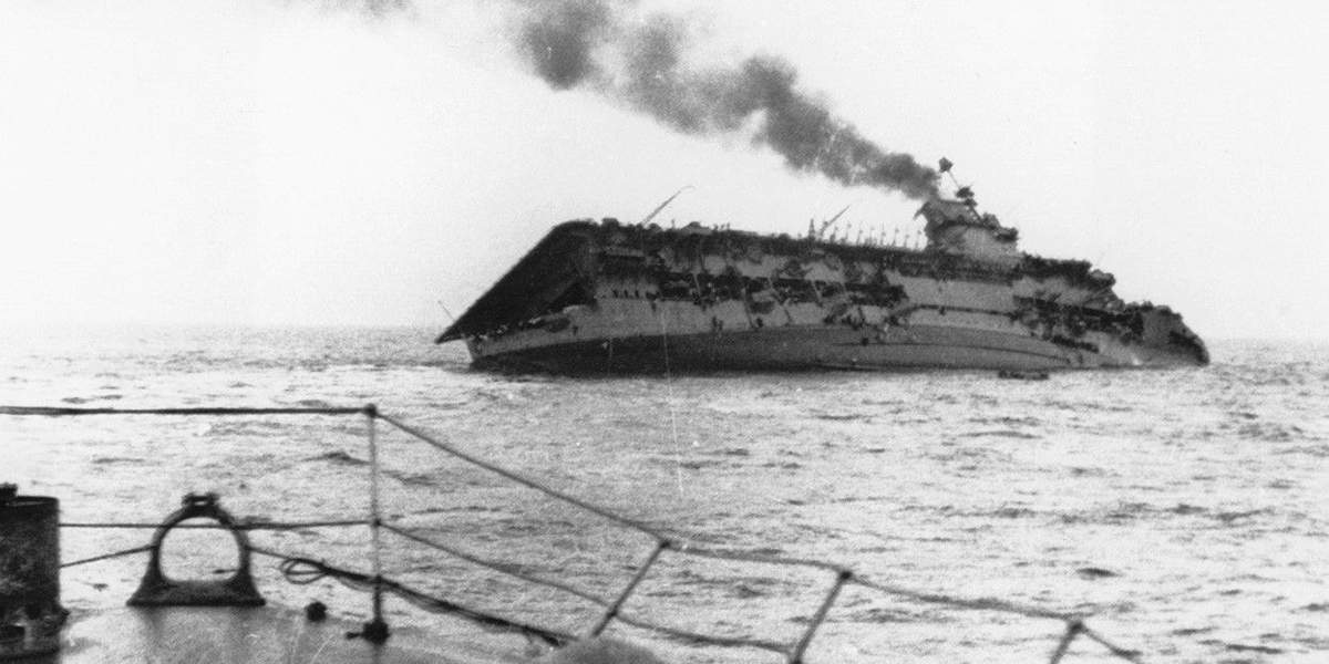 Британский Корейджес, потопленный германской U 29 17 сентября 1939 года