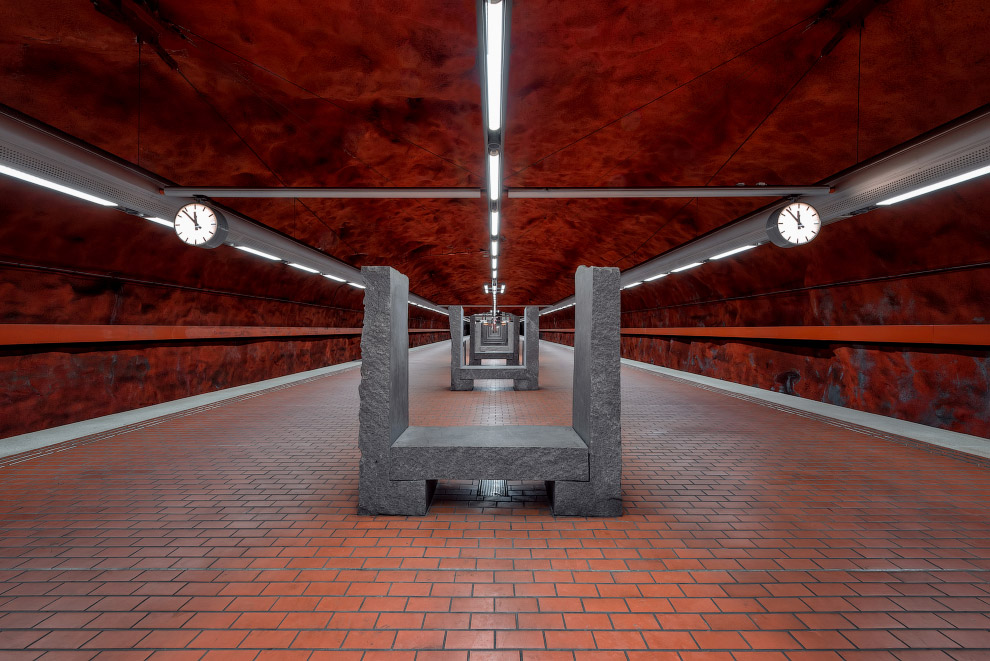 Прогулка по Стокгольмскому метро