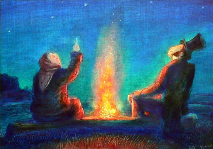 «Арина Родионовна и Александр Сергеевич»: Душевно-шуточная серия картин о поэте и его няне «Арина Родионовна и Александр Сергеевич»: Душевно-шуточная серия картин о поэте и его няне