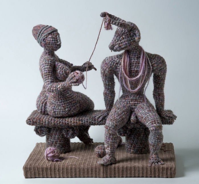 Юмор из пряжи от Юлии Устиновой handmake,вязание,куклы и игрушки,поделки своими руками,разное