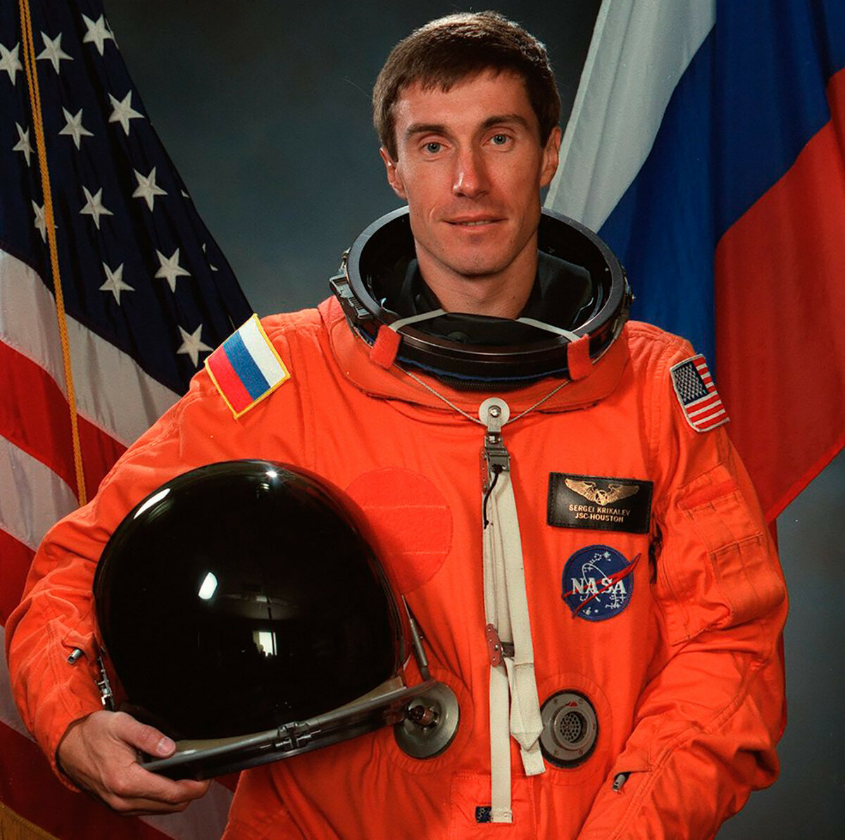 Сергей Крикалев, официальный портрет НАСА