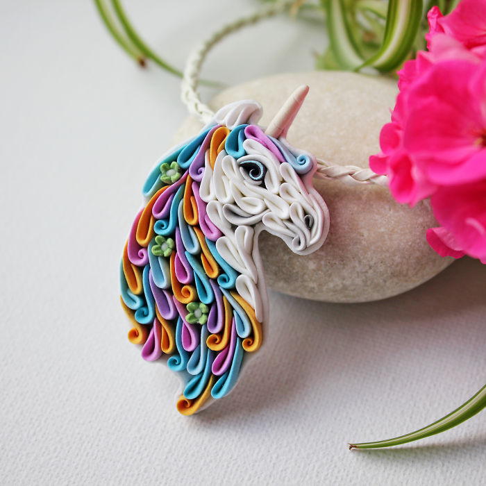 I Make Jewelry From Polymer Clay In Unusual Style
