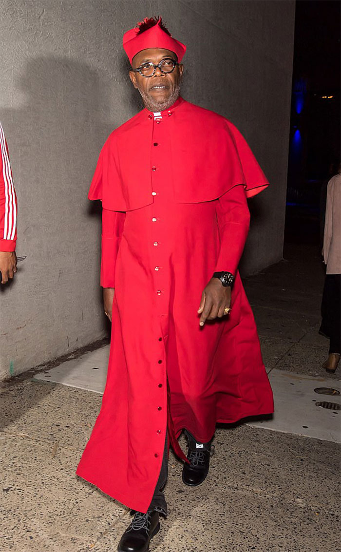 Samuel L. Jackson As A Cardinal
