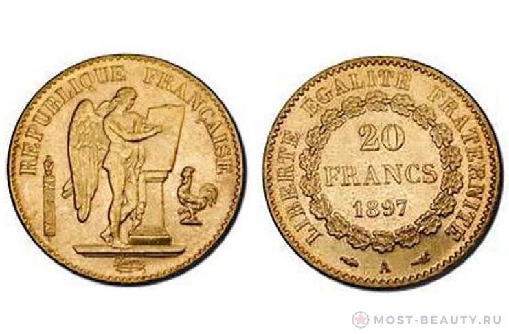 Монета «Французский ангел»