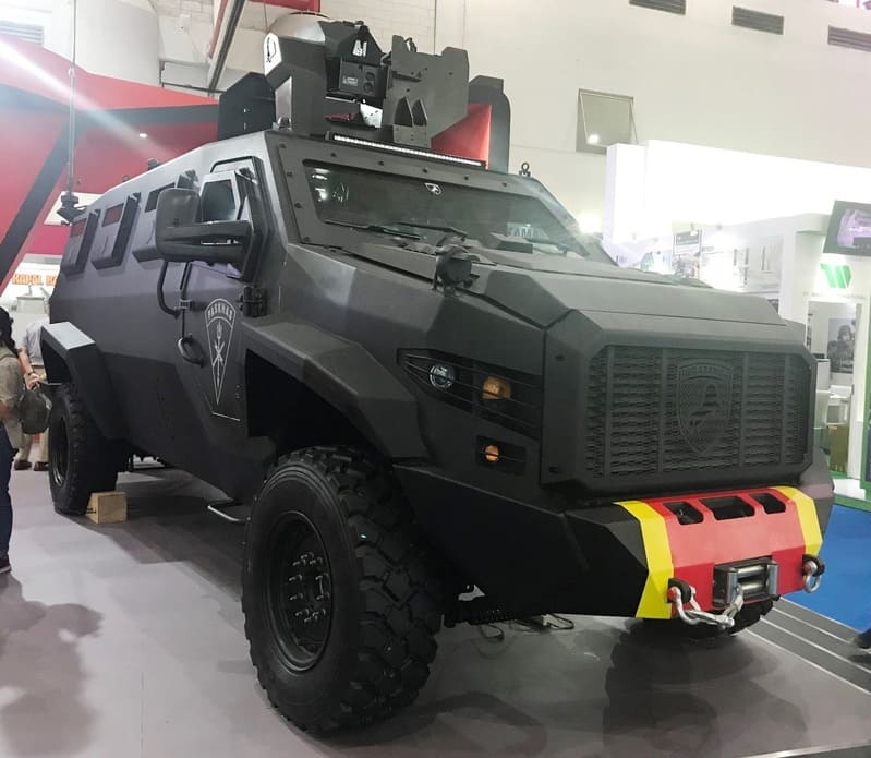 бронированная машина turranga, шасси ford f550, indo defense 2018, бронетехника