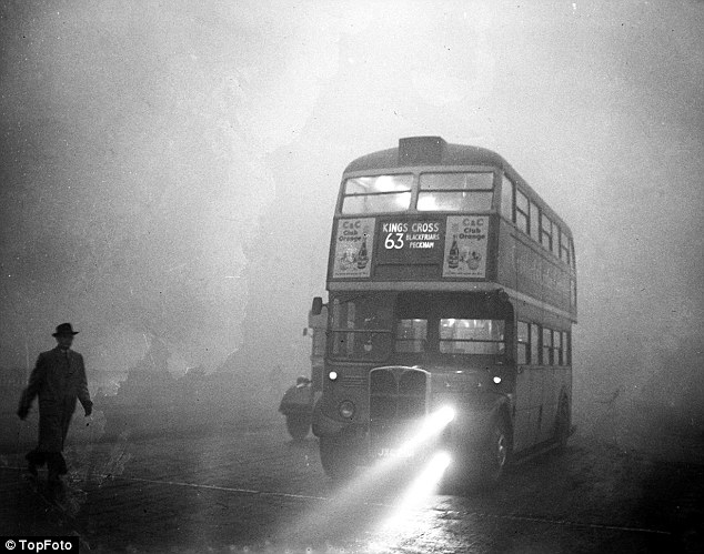 Великий смог в Лондоне и 12 000 погибших. Декабрь 1952 года 1952,Великий смог,история,лондон,фоторепортаж