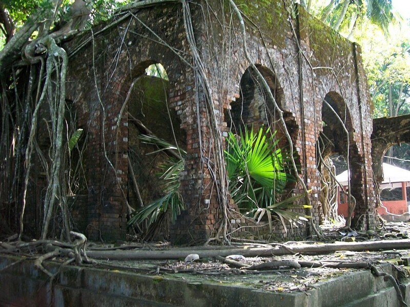 Остров Росс и его жуткая история Андаманские острова,Индия,остров Росс