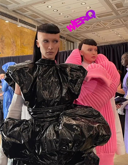 Выбритые виски и черные челки: Белла и Джиджи Хадид появились на показе Marc Jacobs в необычных образах Новости моды