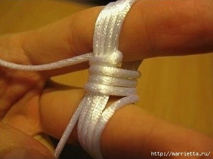 Плетение узла «Обезьяний кулак» Плетение узла «Обезьяний кулак» плетение узлов,рукоделие,своими руками