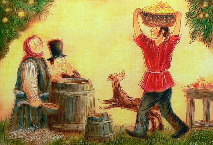 «Арина Родионовна и Александр Сергеевич»: Душевно-шуточная серия картин о поэте и его няне «Арина Родионовна и Александр Сергеевич»: Душевно-шуточная серия картин о поэте и его няне