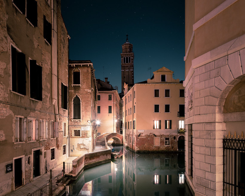 Спящая Венеция: гипнотические ночные пейзажи одного из самых красивых городов мира