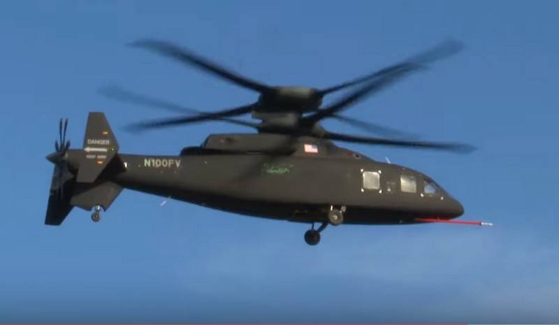 Американский скоростной вертолёт SB1 Defiant разогнали быстрее 100 узлов
