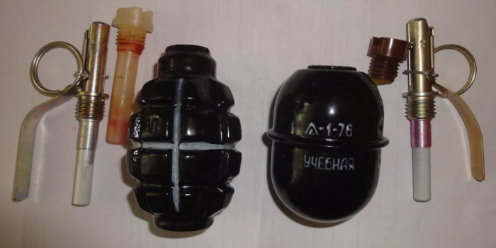 Учебная граната. /Фото: war-time.ru.