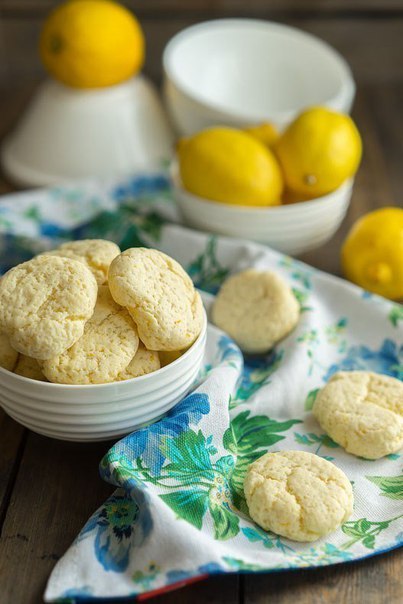 Простые лимонные печенья 