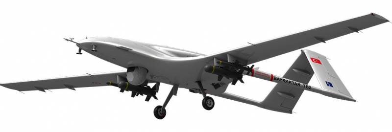 Турецкий ударный беспилотник Bayraktar TB2 Турецкий ударный беспилотник Bayraktar TB2 оружие