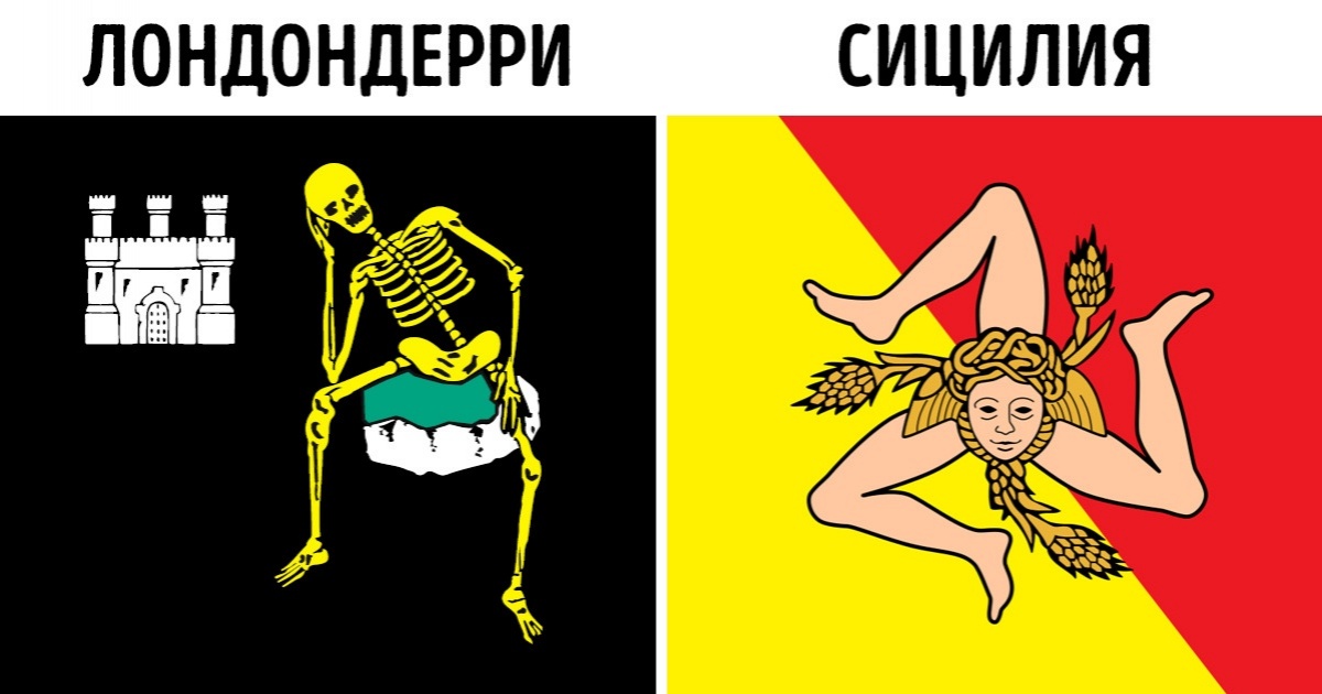 15 гербов со всего мира, за странным видом которых стоит глубокий смысл